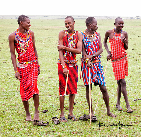Chillin' with the locals - Masai